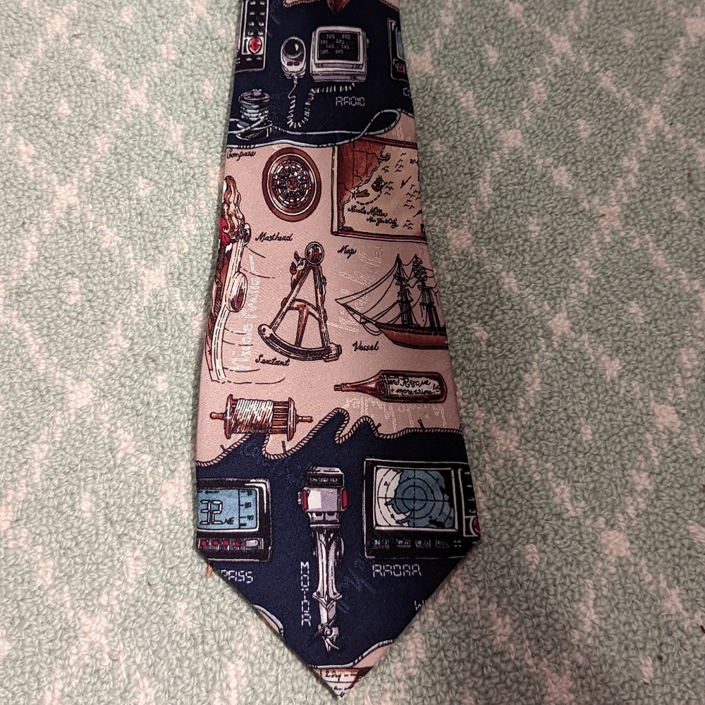 Nicole Miller vintage sailor - sea tie 1995